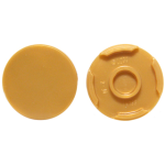 LEGO 14769 Pearl Gold Tile, Round 2 x 2 with Bottom Stud Holder, 83056 (losse stenen 38-16)*P